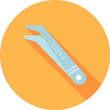 Termometre. Web simgesi basit illüstrasyon