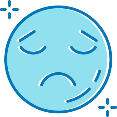 üzgün yüz ifade simgesi