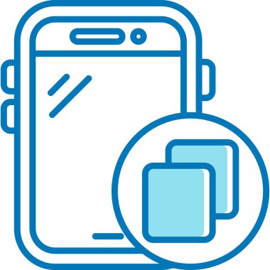 Cep telefonu simgesi vektör illüstrasyon tasarımlı akıllı telefon