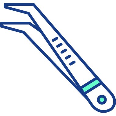Tornavida. Web simgesi basit illüstrasyon