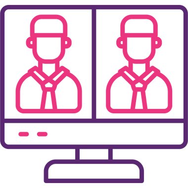 seo modern simgesinin vektör illüstrasyonu