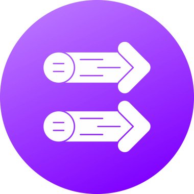 ok simgesi vektör illüstrasyonu