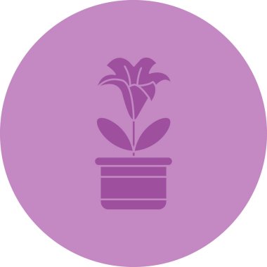 Vektör Çiçeği Simgesi illüstrasyonu