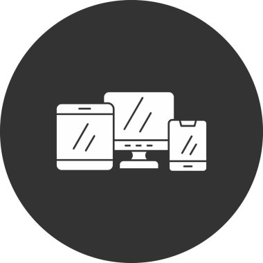 cep telefonu ikonu vektör illüstrasyonu