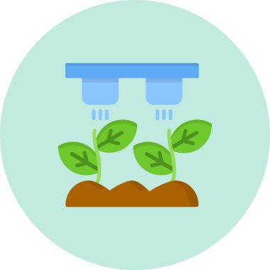 Bir bitkinin vektör illüstrasyonu