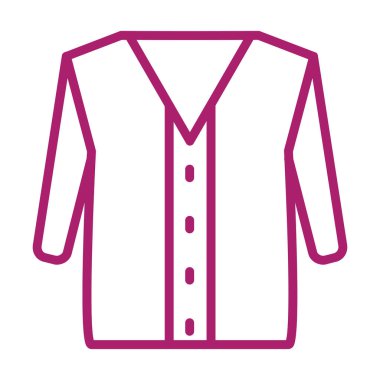 Gömlek. Web simgesi basit illüstrasyon