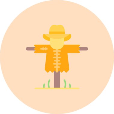 Kovboy ikonu. vektör illüstrasyonu