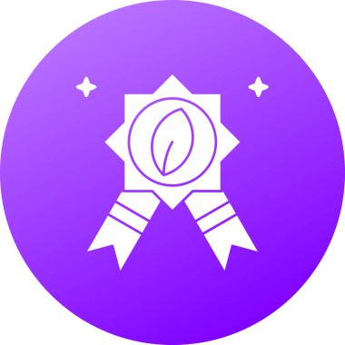 Bir madalyonun vektör illüstrasyonu