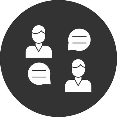 vektör insanlar simge illüstrasyonu