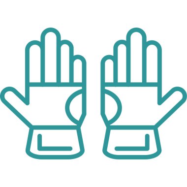 Eller simgesi, vektör illüstrasyonu