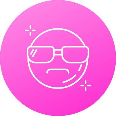 emoji simgesinin vektör illüstrasyonu