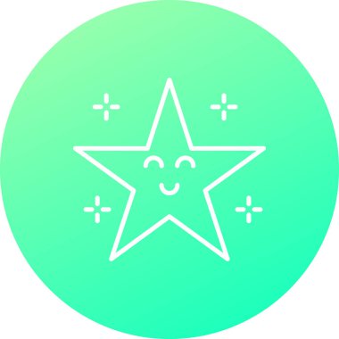 Yıldız. Web simgesi basit illüstrasyon