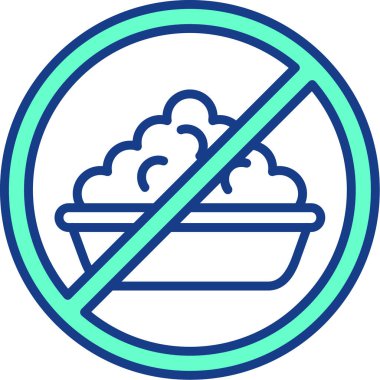 Yemek. Web simgesi basit illüstrasyon