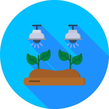 Bir bitkinin vektör illüstrasyonu