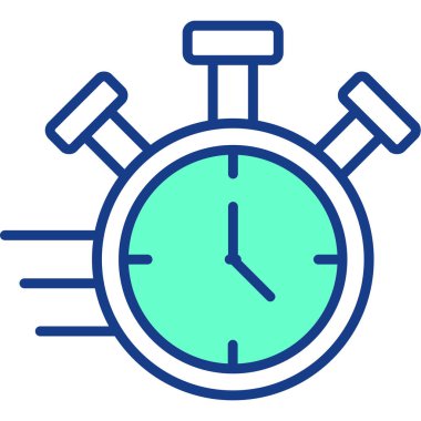 Alarm saati simgesi vektör çizimi çizimi