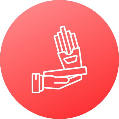 El simgesinin vektör illüstrasyonu