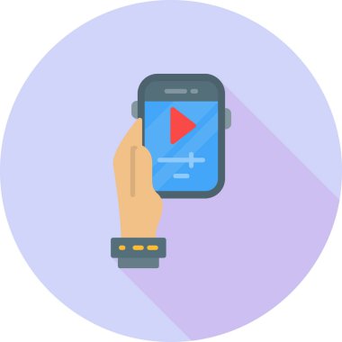 cep telefonu el simgesi, vektör illüstrasyon tasarımı