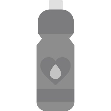 Su şişesi ikonu. Beyaz arkaplanda izole edilmiş web tasarımı için su şişesi vektör simgesinin basit çizimi