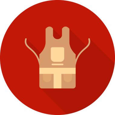 Gölge simgeli düz modern tasarım vücut geliştirici