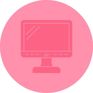 Dizüstü bilgisayar simgesi vektör çizimi