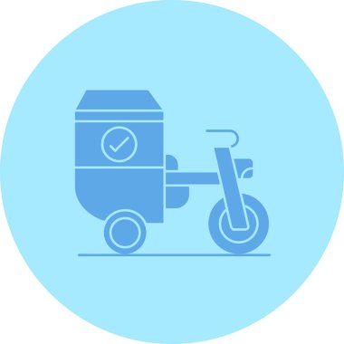 Motosiklet simge vektör çizim