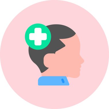 Doktor. Web simgesi basit illüstrasyon