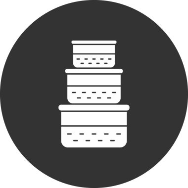 yiyecek ikonu vektör illüstrasyonu