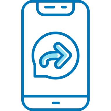 Telefon simgesinin vektör illüstrasyonu