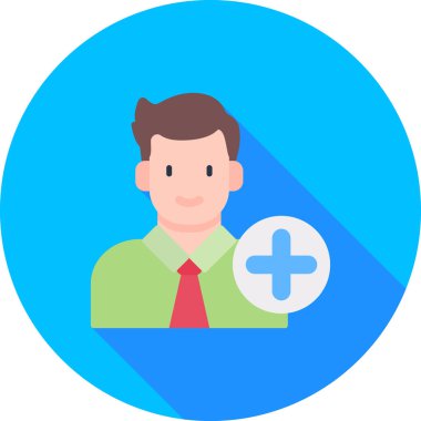 avatar erkek kişi simgesi düz stil