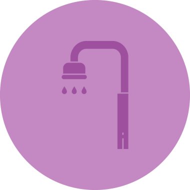 Musluk. Web simgesi basit illüstrasyon