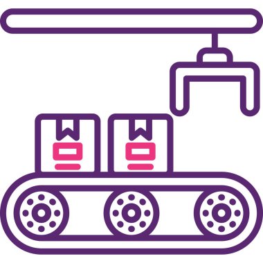 Modern araba tamir simgesinin vektör çizimi