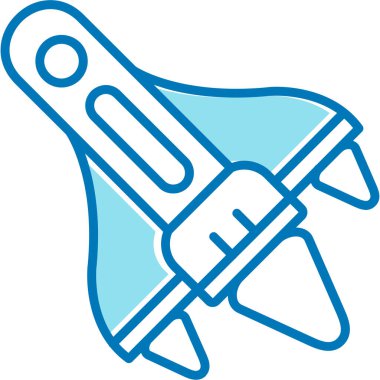 Hava aracı hava simgesi ana hat biçiminde