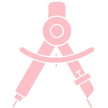 Pusula. Web simgesi basit illüstrasyon