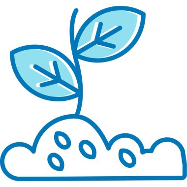 Ağaç bitkisi simgesi. Bitki vektör simgelerinin ana hatları. Web tasarımı. beyaz arkaplanda izole