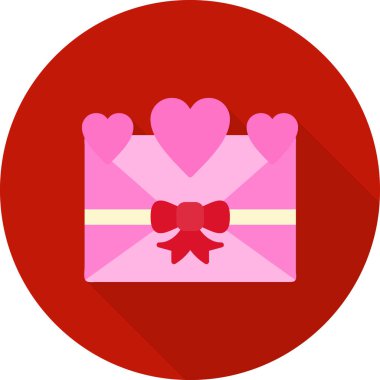 Sevgililer günü kalp hediye vektör çizimi tasarımı