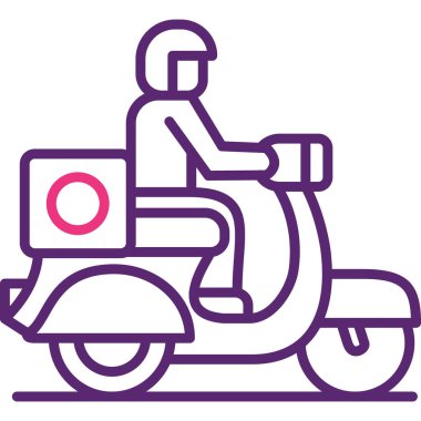 Mobilet. Web simgesi basit illüstrasyon