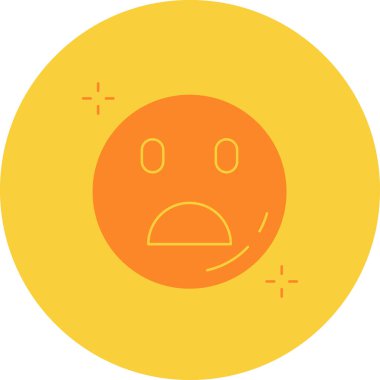 emoji. Web simgesi basit illüstrasyon