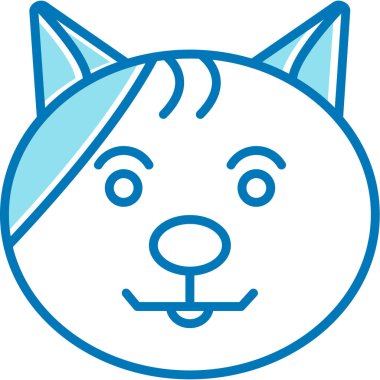 Anahat biçiminde hayvan köpek kafası simgesi