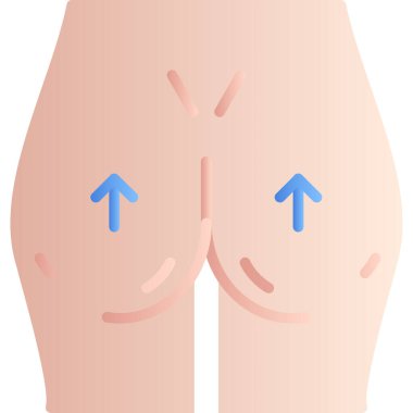 Beyaz arka planda kadın bacakları ve işaretleri, vektör illüstrasyonu