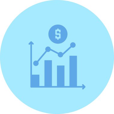 Moda tasarım biçimi arka planında iş grafiği simgesi