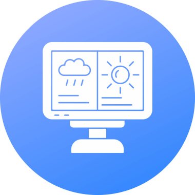 hava vektörü çizgisi simgesi