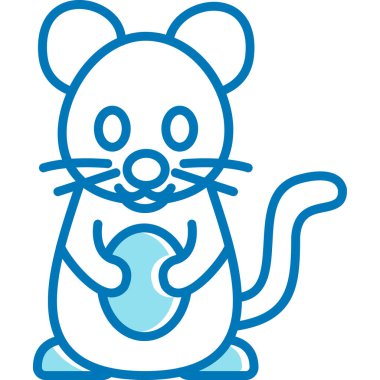 Fare hayvan fare simgesi - taslak biçimi