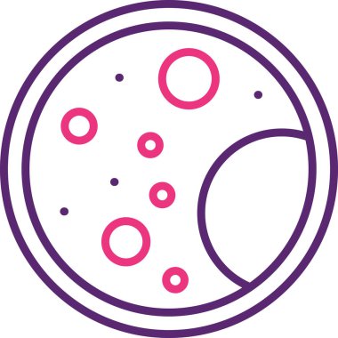 Gezegen. Web simgesi basit illüstrasyon