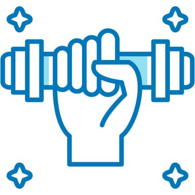 Dambıl. Web simgesi basit illüstrasyon