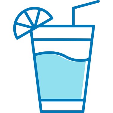 içecek simgesi, vektör illüstrasyonu