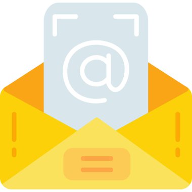 posta zarfı simgesi düz biçimli