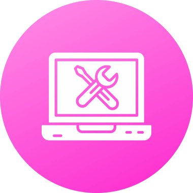 seo modern simgesinin vektör illüstrasyonu