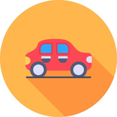 Taksiyle. Web simgesi basit illüstrasyon