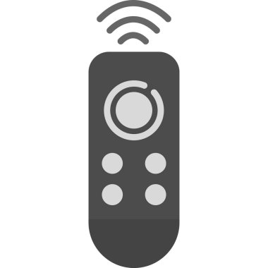 Uzaktan kumanda simgesi. Basit resimleme