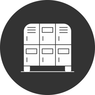 bus simgesi vektör illüstrasyonu